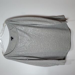 Torrid Gray Iridescent Pullover Top size L or 12.